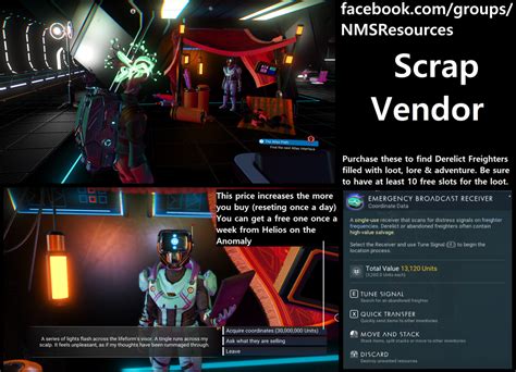 no man's sky crew manifest|no man sky scrap dealer.